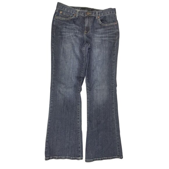 Calvin Klein Jeans Women's 30/10  Boot Cut Dark Wash Denim Blue Jeans - Picture 1 of 13